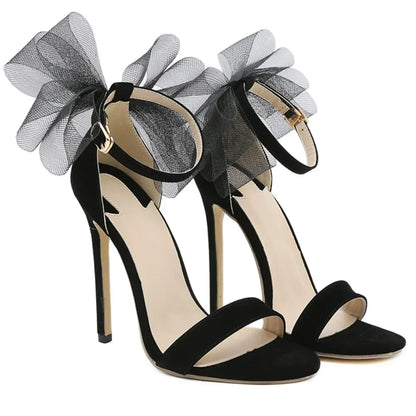 Bling Rhinestone Summer Pointed PVC Clear Slingback High Heel