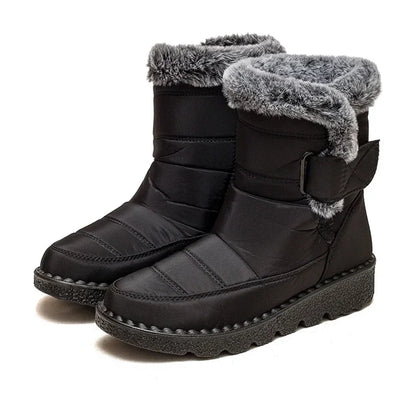 Boots Women Snow Plush Shoes Woman Platform Women's Boots Flat Keep Warm Women Shoes Casual Plus Size Winter Boots Botas Muje