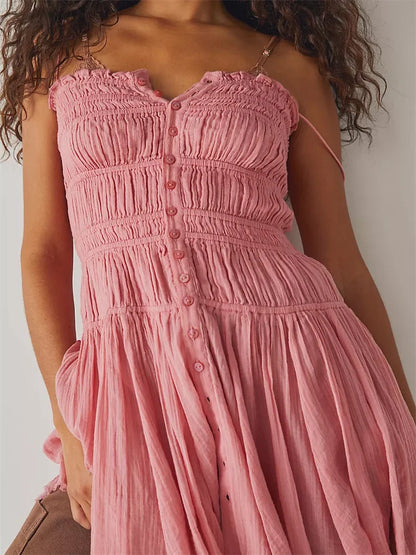 Fairy Ruched Spaghetti Strap Bodycon Mini Dresses