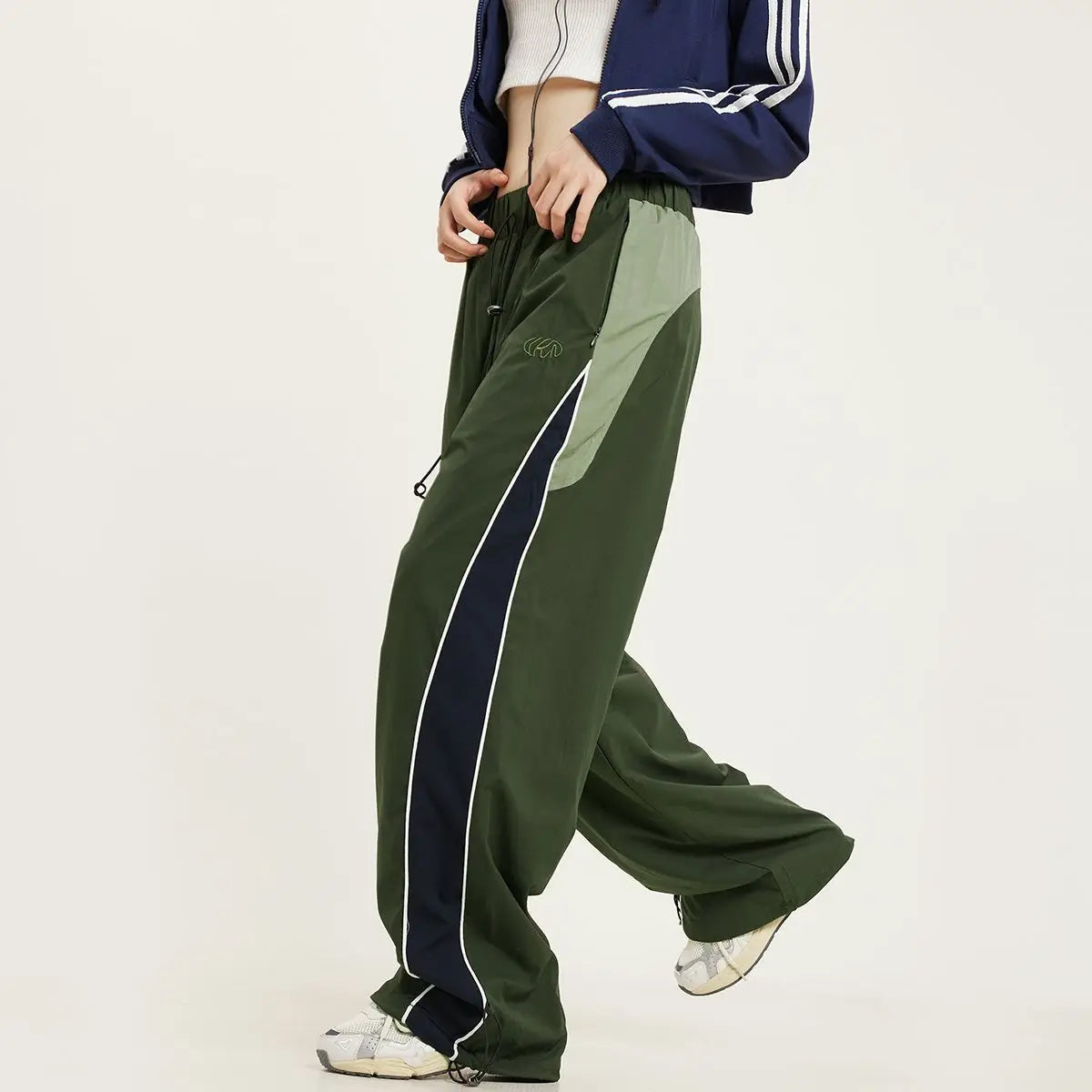 Men and Women Straight-leg Drawstring Sweatpants