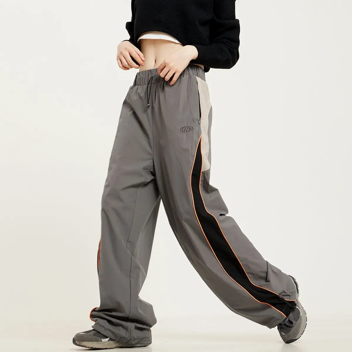 Men and Women Straight-leg Drawstring Sweatpants