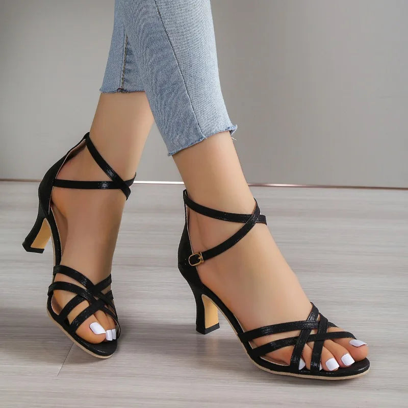 Fashion Slip-on Solid Pointed Office Stylish Modern Low Heel Pumps