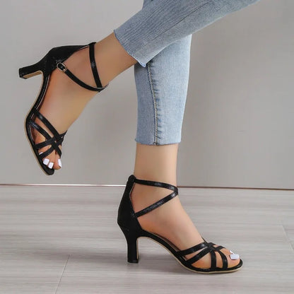 Fashion Slip-on Solid Pointed Office Stylish Modern Low Heel Pumps