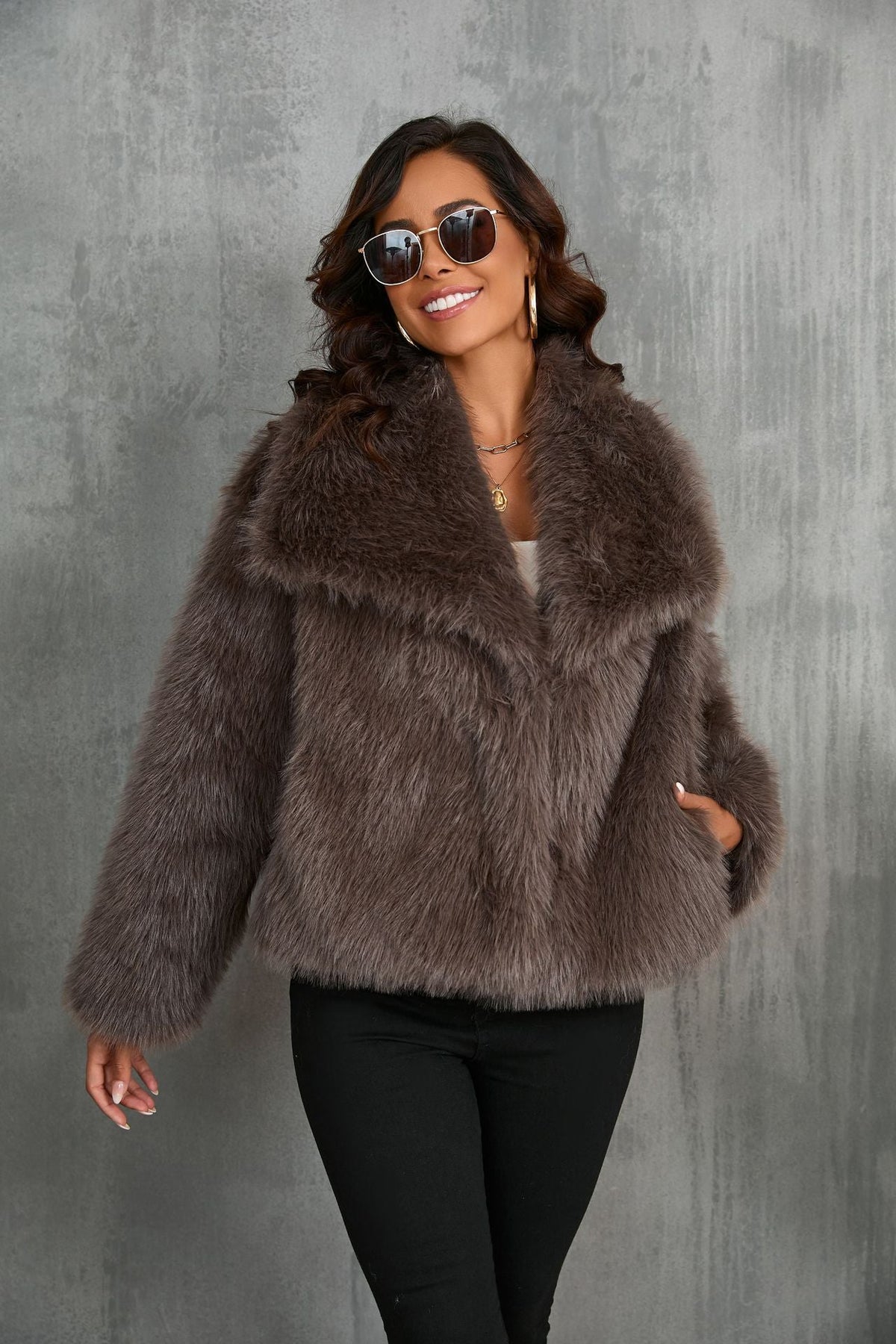 Miles Faux Fur Coat