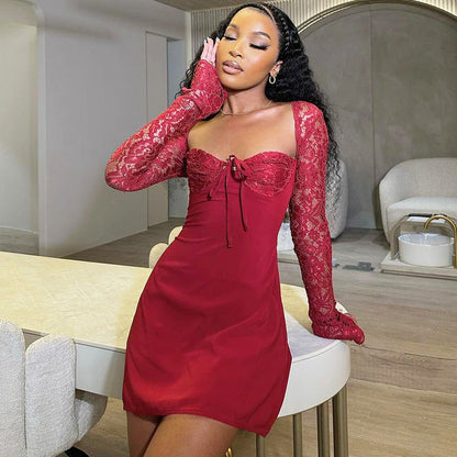 Sierra Lace Mini Dress