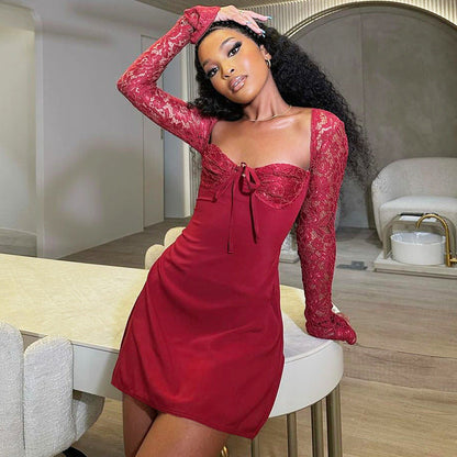 Sierra Lace Mini Dress
