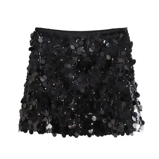 Wynter Sequin Mini Skirt