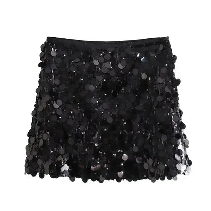 Wynter Sequin Mini Skirt