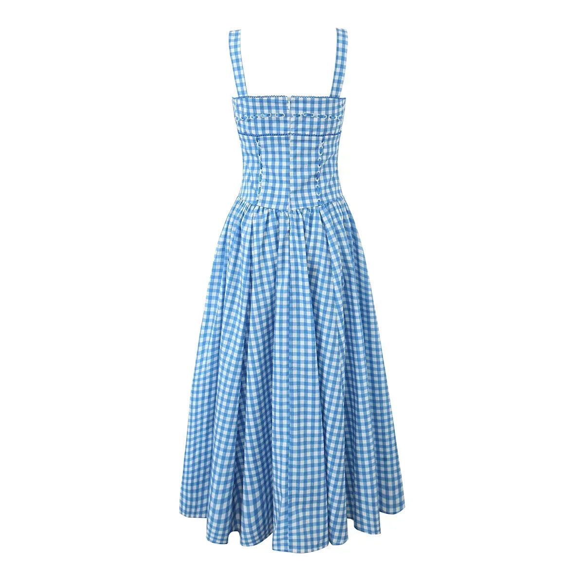 Atara Gingham Midi Dress