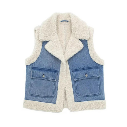 Hadley Denim & Shearling Jacket
