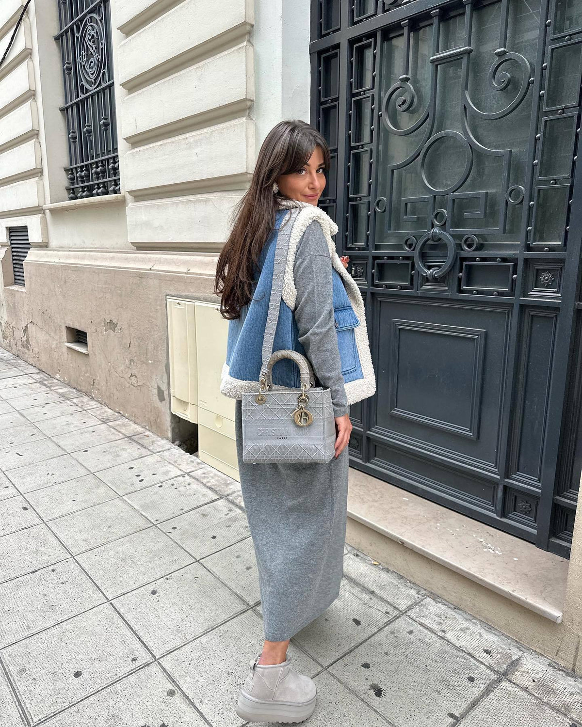 Hadley Denim & Shearling Jacket