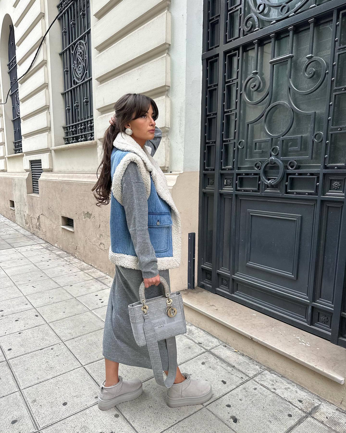 Hadley Denim & Shearling Jacket