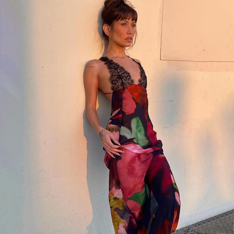 Mya Sheer Maxi Dress