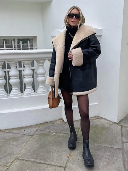 Oslo Oversized Shearling Jacket