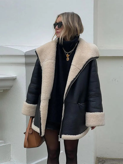 Oslo Oversized Shearling Jacket