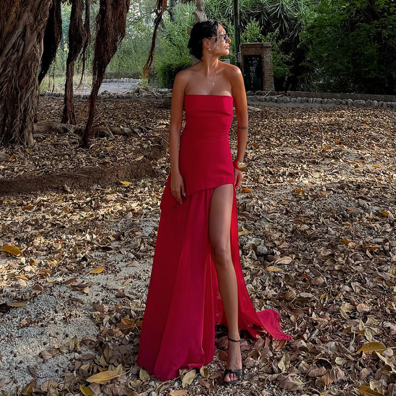 Valerie Asymmetrical Maxi Dress