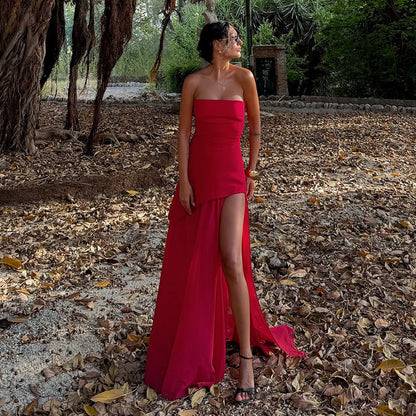Valerie Asymmetrical Maxi Dress