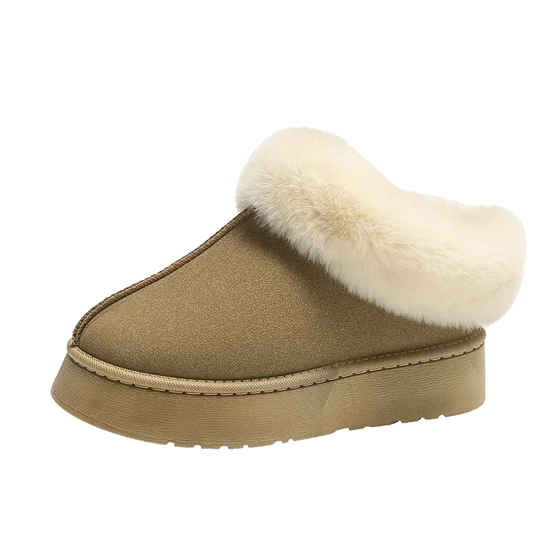 Faux Fur Winter Boots for Women 2024 Non Slip Women's Snow Boots Plush Warm Fashion Short Boot Comfortable Warm Platform Shoe
