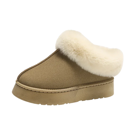 Faux Fur Winter Boots for Women 2024 Non Slip Women's Snow Boots Plush Warm Fashion Short Boot Comfortable Warm Platform Shoe