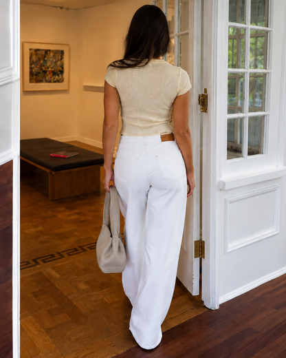 Georgia Mid Rise Wide Leg Jeans VIP