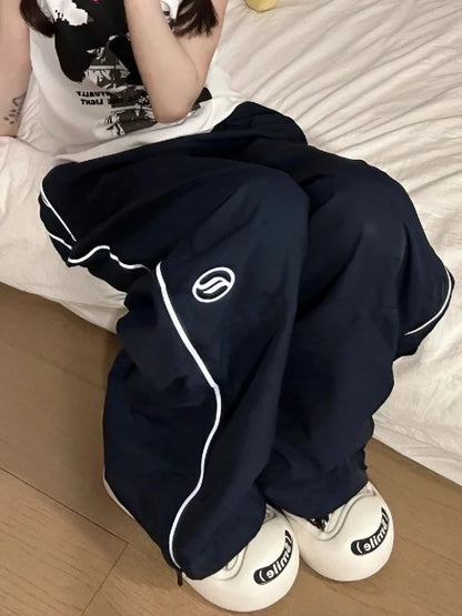 Hippie Oversize Gorpcore Side Striped Jogger Baggy Loose Pants