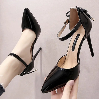 Pointed Toe Fashion Black Wedding Nude Bridal Ladies High Heel