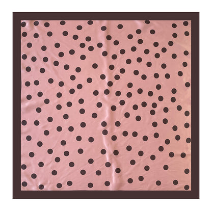 Minimal Polka Dot Square Head Neck Scarf