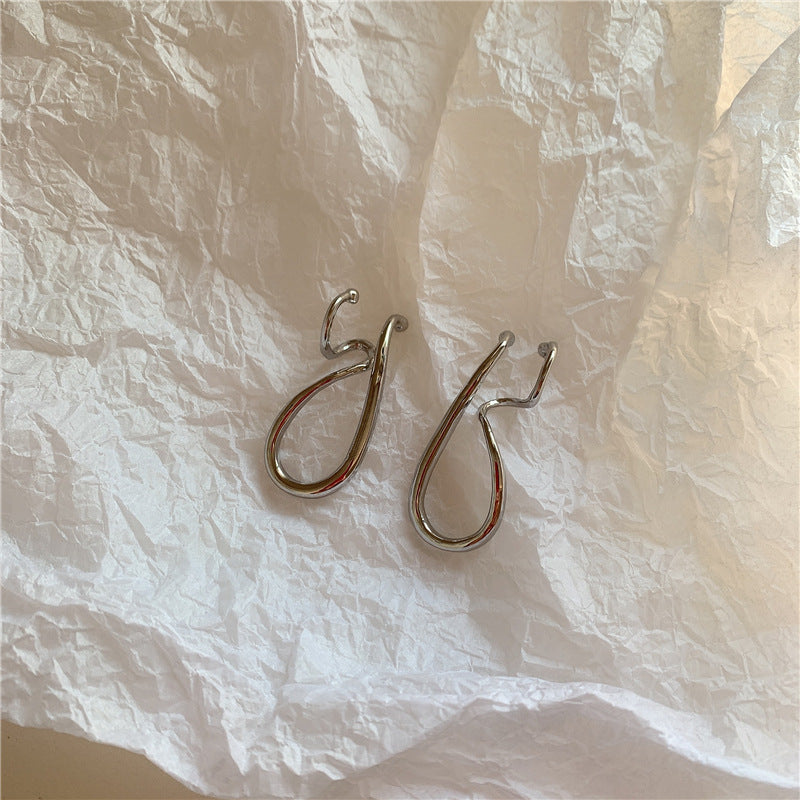 Minimalist Stacked Ear Cuff Earrings
