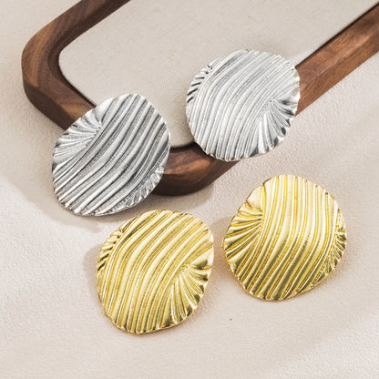Minimalist Linear Geometric Earrings