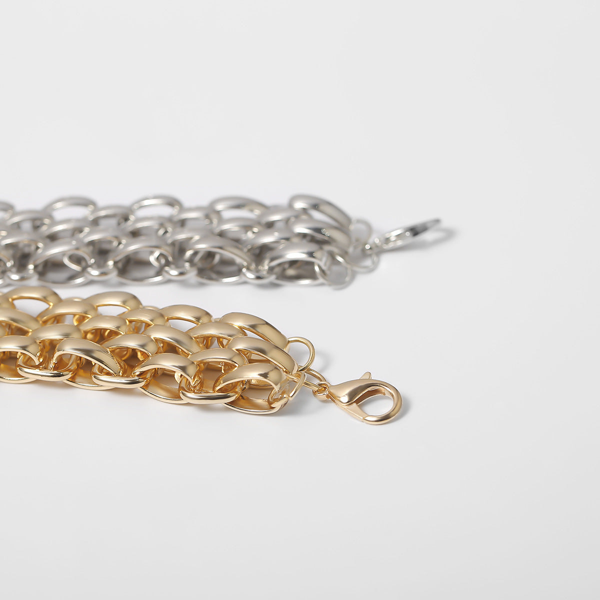 Punk Style Chunky Curb Chain Choker Necklace