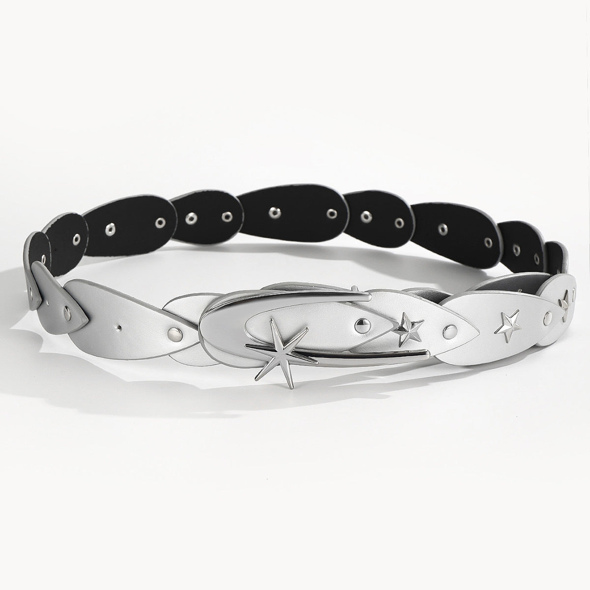 Silver Minimalist Chic Waist Belt