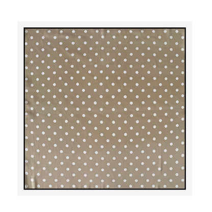 Polka Dot Square Neck Ribbon Head Scarf