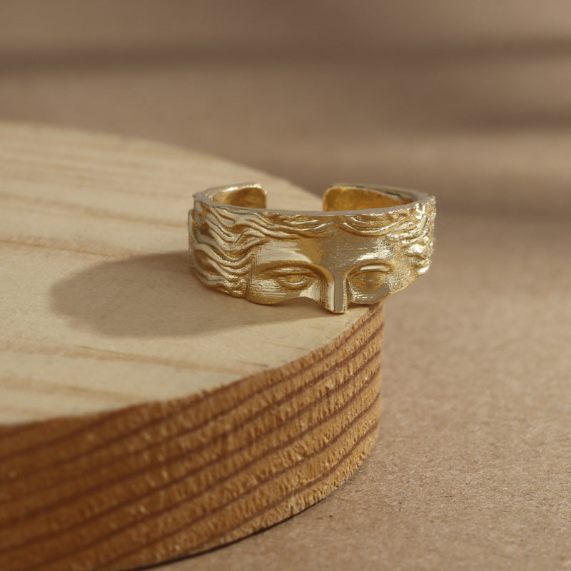 Venus Half Face Mask Unisex Open Knuckle Ring
