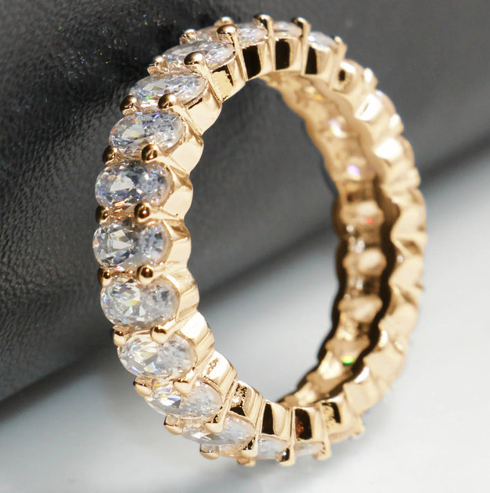 Full Cubic Zirconia Brilliant Ring