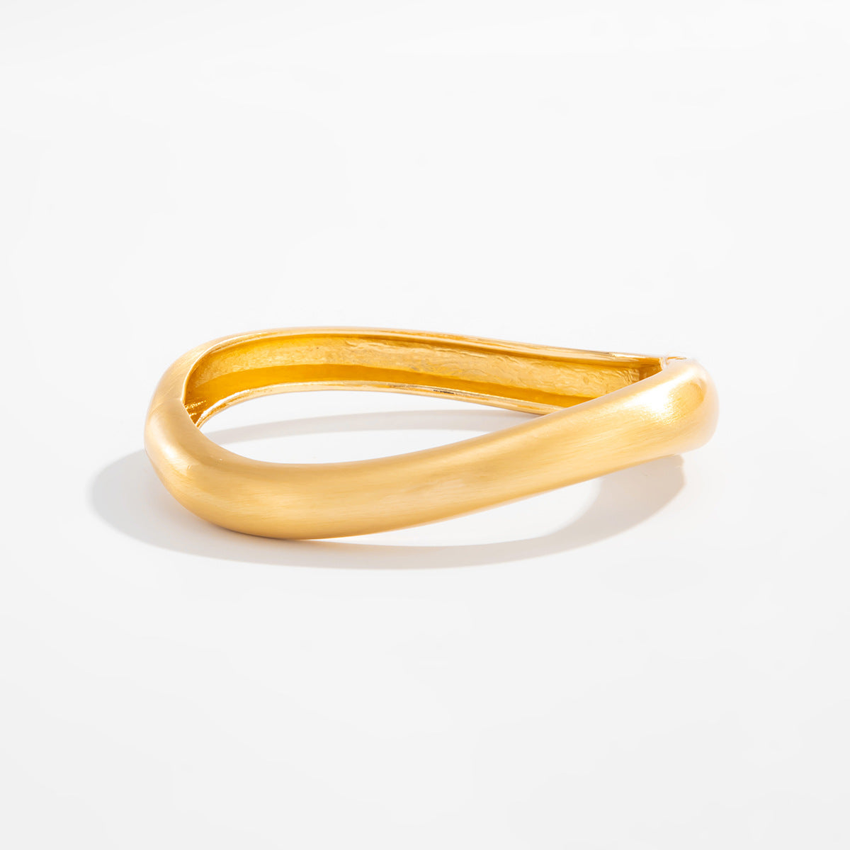 Versatile Matte Coil Bangle Bracelet