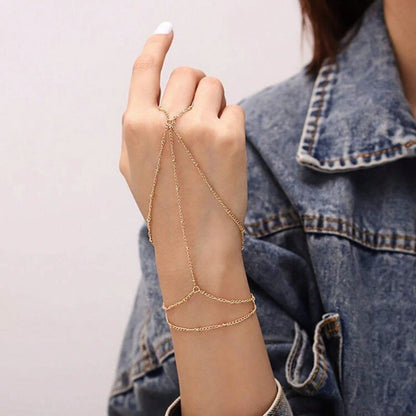 Minimalist Bohemian Adjustable Finger Bracelet