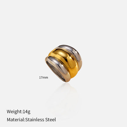 Titanium Steel Seamless Band Ring