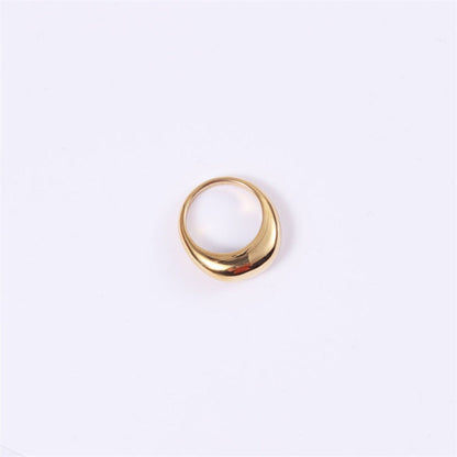 Minimalist Round Stainless Steel Ring