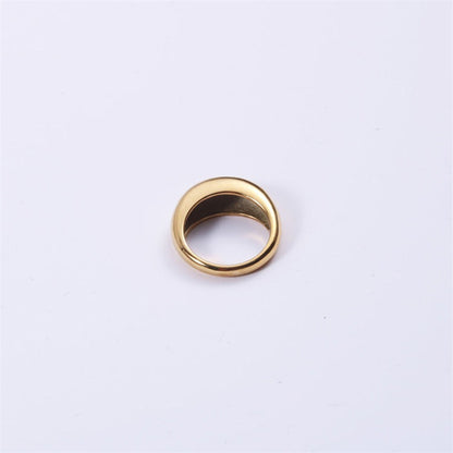 Minimalist Round Stainless Steel Ring