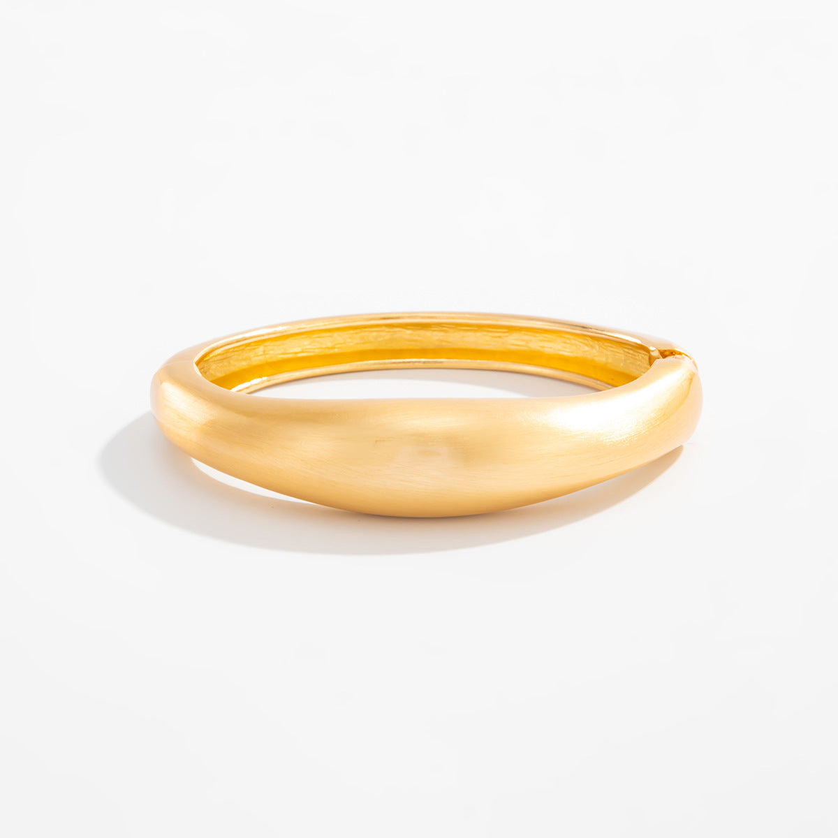 Versatile Matte Coil Bangle Bracelet