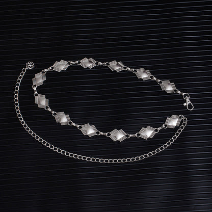 Rhombus Metal Boho Adjustable Waist Chain