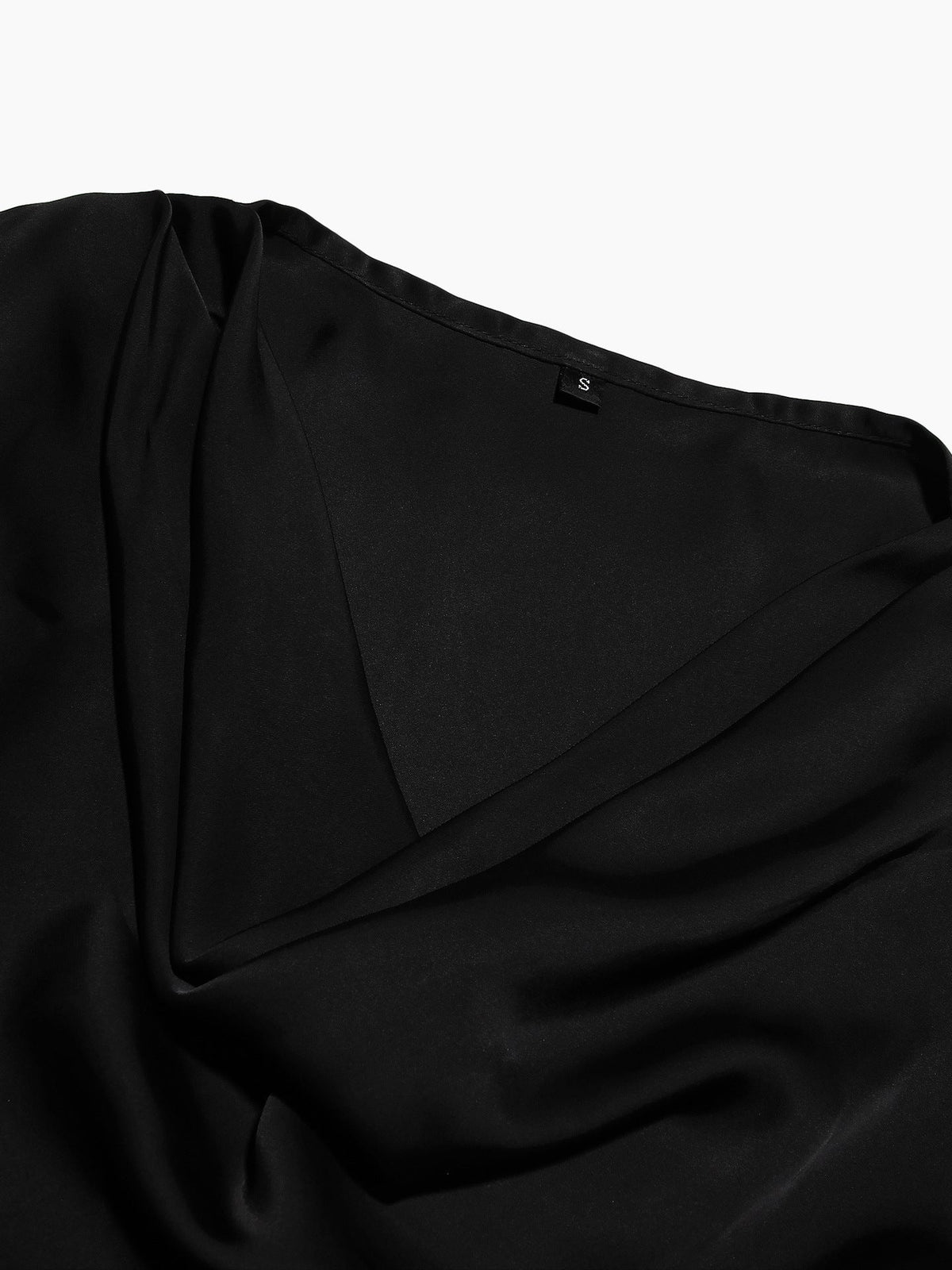 Long Sleeve Loose Tie Waist Elegant Maxi Dress