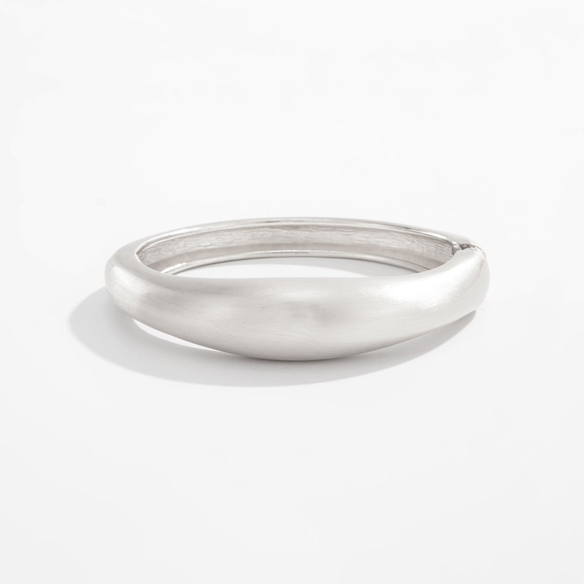 Versatile Matte Coil Bangle Bracelet