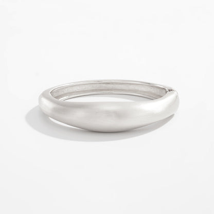 Versatile Matte Coil Bangle Bracelet