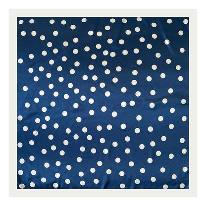 Minimal Polka Dot Square Head Neck Scarf
