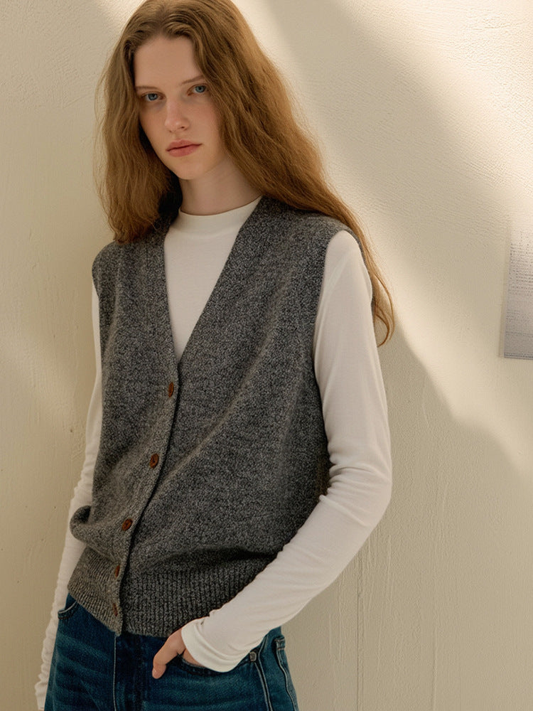 Vintage Draped Knit Top