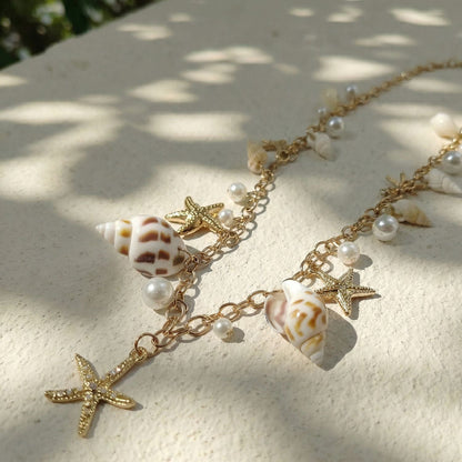 Gold Shell Conch Chic Beach Waist Chain
