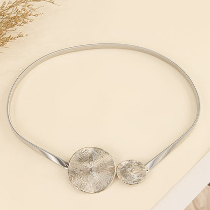 Elastic Metal Ring Slim Waist Chain