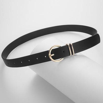 Minimal Double Ring Buckle Belt
