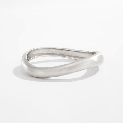 Versatile Matte Coil Bangle Bracelet